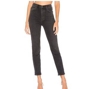 AGOLDE ARITZIA Nico High-Rise Skinny Black Jeans Size 26